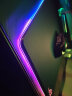 ROG烈焰战甲 游戏鼠标垫  桌垫 硬质鼠标垫 防滑 RGB背光 发光鼠标垫 USB拓展 黑色 实拍图