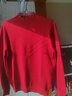 欧莎（OSA）红色套头毛衣2025年新款女秋冬宽松外穿半高领打底衫内搭上衣 大红A M 实拍图
