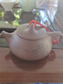 徐保国 纯紫砂壶宜兴名家手工茶壶功夫小茶具套装泡茶壶石瓢壶 210ml 周国君 紫泥款球孔 实拍图