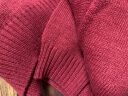 维斯先森中国风红色毛衣男士冬款宽松潮牌圆领情侣本命年无帽针织打底衫 XJD-6561红色 XL 晒单实拍图
