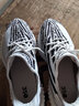 GCTC柏宜椰子鞋男350春夏季透气莆田鞋女潮流休闲跑步鞋情侣运动鞋 白斑马（蓝盒三杠高版本） 45 实拍图