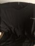 李宁冰丝短袖t恤男士夏季速干衣凉感透气运动上衣羽毛球跑步半袖体恤 黑色-冰丝透气 XXL/185 实拍图