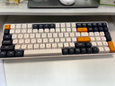爱国者（aigo）A100有线/2.4G无线双模 客制化游戏办公机械键盘 全键无冲 热插拔 可充电 星空蓝 K黄轴 实拍图