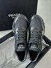 PRADA/普拉达【礼物】男士PRAX 01 再生尼龙亮面皮革运动鞋 黑色 39 (5) 实拍图