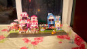 快乐小鲁班高能拼装积木女孩粉色启蒙智力玩具6-10-12岁儿童六一儿童节日礼物 浪漫餐厅+花园别墅 实拍图
