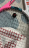 匹克网球拍男女初学者专业碳素复合单只网球带绳回弹训练器套装 黑白 晒单实拍图