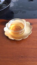 久堂纯黄铜茶杯垫创意纯手工杯垫杯托复古隔热茶杯垫功夫茶具配件高档 花边招财进宝纯铜茶杯垫（6片） 实拍图