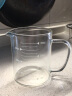 沉弗耐高温玻璃杯子儿童牛奶杯带手柄杯盖称量烘焙刻度量杯微波炉可用 300ml无盖 晒单实拍图