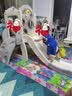 哈比树 儿童室内宝宝滑滑梯幼儿园家用小型滑梯秋千玩具套装生日礼物 滑梯攀爬架+云梯篮框+望远镜秋千 实拍图