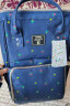 aardman妈咪包多功能大容量外出双肩包背奶包时尚妈妈包HY1706深蓝小花 实拍图