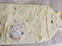 比多乐初生婴儿抱被新生儿包被刚出生宝宝小被秋包毯A类 长耳兔【春秋薄款】 实拍图