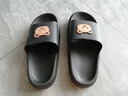 Dwayne拖鞋女外穿网红2024新款踩屎感厚底卡通可爱室内洗澡防滑凉拖鞋 *厚底(男女孩情头)黑色 36-37 (偏小一码) 实拍图