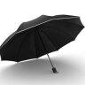 美度（MAYDU）防紫外线晴雨伞三折10骨防晒晴雨伞男士商务折叠伞M3012黑色 实拍图