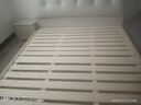 楠诗家居意式科技布床现代简约轻奢主卧大床奶油风绒布网红仙女床双人床 床+五星原浆乳胶床垫+床头柜*1 1.8米框架款 科技布+钢木排骨架 实拍图