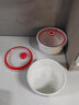 保鲜盒陶瓷保鲜碗微波炉专用饭盒带盖冰箱密封碗泡面碗上班带饭 2个【5英寸】 永恒的爱 实拍图