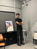 啄木鸟（TUCANO）短袖t恤男纯棉舒适商务休闲经典翻领polo刺绣上衣爸爸装 黑色 XL 实拍图
