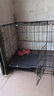 北鼻狗狗笼小中大型犬狗笼子猫笼带厕所加粗折叠宠物笼子柯基笼幼犬狗笼 白色加粗狗笼70*50*59【25斤内】 实拍图