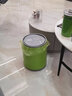 潔佰惠易拉罐垃圾桶按压式弹盖塑料桶车内垃圾桶桌面垃圾桶收纳桶纸篓 大号13L绿色 实拍图