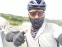 洛克兄弟防晒面罩冰丝透气电动车骑行遮脸口罩男女春夏季户外钓鱼登山徒步 火山灰-耳绳可调 实拍图