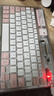 科技鱼 ipad pro键盘air6/5/4无线蓝牙键盘适用于苹果平板小米华为可充电透明鼠标套装静音办公便携 透粉色背光版【多设备连接丨轻音键盘丨打字灵敏】 实拍图