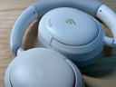 漫步者Lark Pro 头戴式蓝牙耳机主动降噪小金标认证 蓝牙5.4  金耳朵选择 42小时续航 男女生送礼物 Lark Pro 流珠白 +音频线 实拍图
