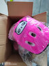 拓呈溜冰鞋儿童全套装成人男女小孩旱冰鞋滑冰鞋轮滑鞋直排轮初学者 粉前闪光套装(头盔+护具+配件) M （适合鞋码31-35码）适合脚长20-23CM 实拍图