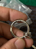 标车族 马蹄扣锌合金钥匙包钥匙套金属配件穿钉工字扣一字穿钉 螺丝扣 亮银色 8字万向节 实拍图