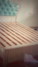 派然 实木床2米2.2米主卧加宽加长大床1.8m双人1.5单米高箱床抽屉储物 单床【六色可选】 1500mm*2000mm 框架结构 实拍图