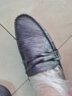 muyifan春夏休闲皮鞋男豆豆鞋潮流轻便驾车鞋百搭男鞋子休闲鞋懒人套脚鞋 黑色 41 实拍图