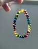 绿侬珠宝 碧玺手链彩色时尚单圈手串带证书生日礼物送妈妈女友 碧玺手链4A级-珠径6mm【送证书】 实拍图