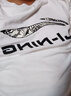李宁（LI-NING）短袖t恤男装夏季新款棉质吸湿透气运动半袖男上衣圆领logo运动服 标准白 XL/180 实拍图