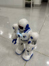 鲁咔贝卡智能遥控机器人唱歌跳舞编程早教玩具女孩男孩宝宝儿童新年礼物 【蓝色】手势感应+遥控机器人 晒单实拍图