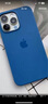 诺邦士 适用iphone13手机壳液态硅胶磁吸强力防摔苹果13promax手机保护套pro网红纯色高级男女款装壳动画 苹果13Pro【雀羽蓝色】带标磁吸动画液态硅胶 iphone 其他型号 实拍图