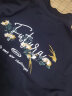 卡宾（CABBEEN）卡宾男装冰氧酷POLO衫24夏花鸟刺绣英文短袖 煤黑色 L 晒单实拍图