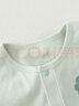 童泰夏季1-18月婴儿宝宝衣服纯棉家居短袖开裆连体衣2件装 绿色 59cm 实拍图