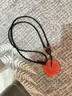 靓做手工编织翡翠黑曜石项链绳黄金挂件绳平安扣玉吊坠挂绳玉佩佛绳子 3mm 红玛瑙黑绳-可调节【1条】 实拍图