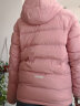 Skechers斯凯奇儿童羽绒服2022男童女童外套石墨烯保暖中大童冬装 石英粉/00K7  160cm 实拍图