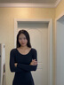 COREN KRAY超薄发热保暖内衣女士秋衣秋裤套装热能肌底美服衣打底衫 黑色套装 均码 【85-130斤】 晒单实拍图