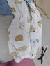 HELLOLUOBO【两条装】儿童防蚊裤夏季薄款A类纯棉纱布男童女童宝宝小孩裤子 树叶+小熊【组合】 100 【90-100身高】 实拍图