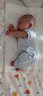 Kordear （考拉蒂尔）婴儿蝴蝶衣0-6个月3宝宝系带哈衣新生儿夏薄款衣服短袖 蓝色 52cm 晒单实拍图
