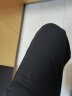 稻草人（MEXICAN）休闲裤男冰丝裤宽松裤子男夏季速干直筒运动长裤男2001黑色XL 实拍图