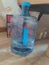 纳居pc带手提矿泉水桶饮用水桶饮水机纯净水桶桶装水桶大号储水桶盖子 PC材质 7.5L加厚型(QS认证) 实拍图