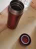 膳魔师（THERMOS） 不锈钢保温杯男商务定制水杯车载办公室便携杯子400ml JCG-400 红色 400ml 实拍图