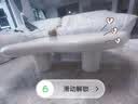 小木槿 云朵茶几北欧风不规则茶几设计师网红创意奶油系客厅茶桌侘寂风 120*69*30米白 PU木器漆 实拍图