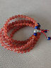 朱梦缘配证书南红玛瑙手链女款樱桃红天然水晶手串送女生爱人情人节礼物 青金石款 -水红108颗6mm珠径 实拍图