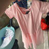 艾舞戈儿童舞蹈服夏季练功女童跳舞衣幼儿园宝宝连体芭蕾舞裙中国舞服装 芭蕾粉-短袖 130 码 高110-120cm重38-48斤 实拍图