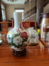 泰浦瓯 景德镇陶瓷器花瓶 现代时尚家饰工艺品摆件 家居客厅装饰摆设礼品（带底座） 天球瓶 实拍图