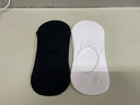 雅鹿船袜男夏季船袜男士袜子棉薄款短袜隐形春秋季黑白运动硅胶防滑袜 NSJQW-【随机】 5双 均码 (35-44码) 实拍图
