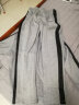 南极人（Nanjiren）运动套装春秋新款情侣开衫运动服休闲跑步健身卫衣 灰黑(男厚款)-82473 3XL 实拍图