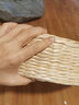 倾沫蒲团坐垫 瑜伽坐垫传统草编蒲团圆形榻榻米阳台茶道藤编地板坐垫 直径60厘米_瑜伽打坐专用_ 蒲草原色_高10厘米_ 实拍图